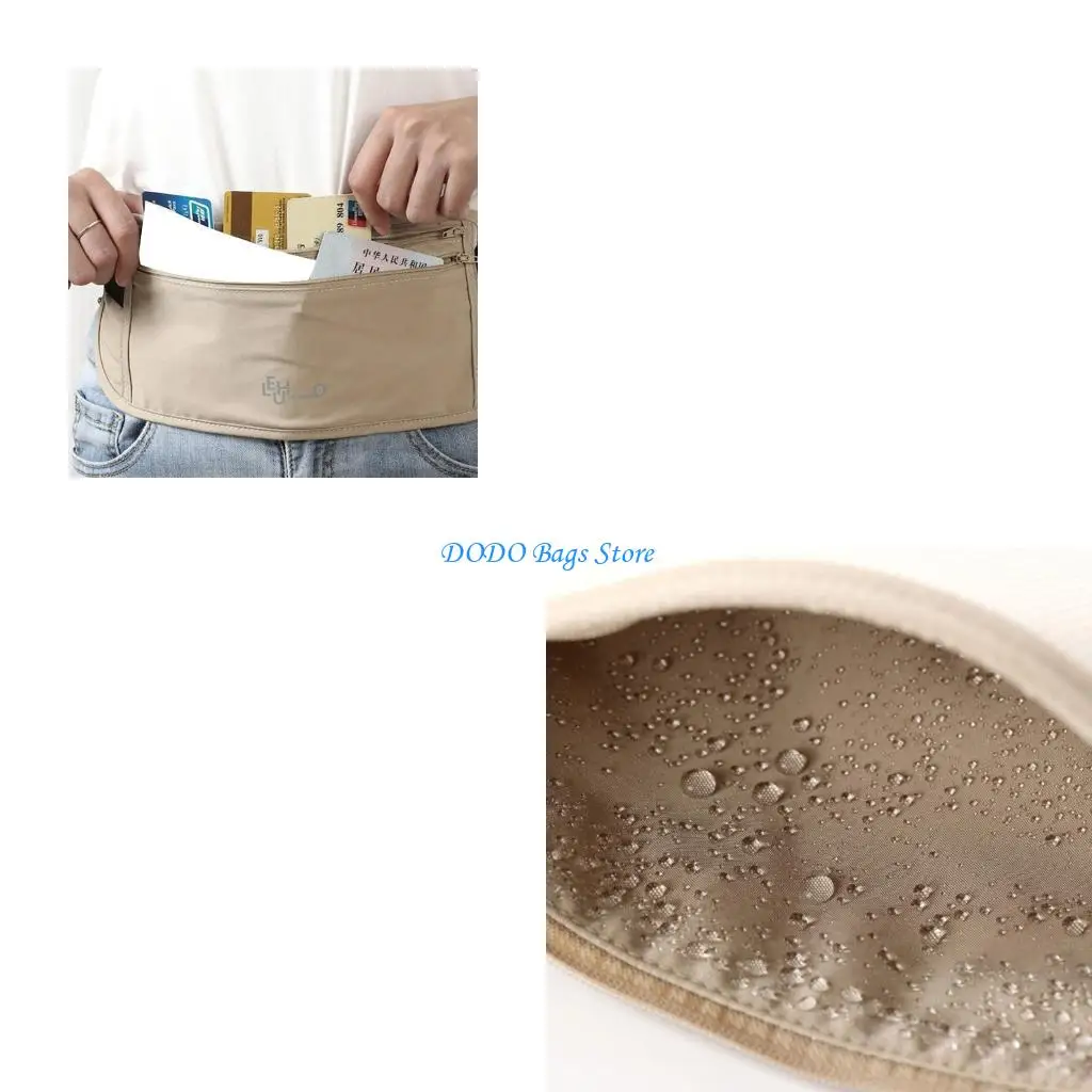 

High Elasticity Fitness Belt Bag Waterproof Interior For Outdoor Sports Phone Storage Portable Waist Bags