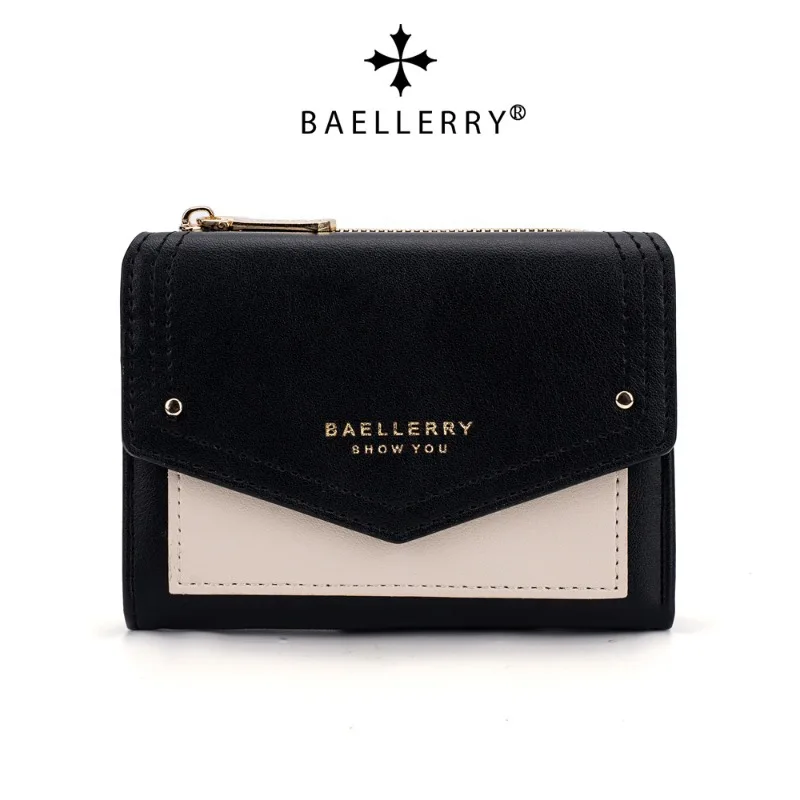 

Baellerry Luxury Brand Fashion Zipper Wallets Womens Long Purses Handbags Coin Purse Cards Holder PU Leather Billfold Wallet