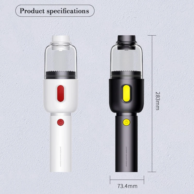 3200PA, Car Vacuum Cleaner, Dust Collector, USB Chargeable, Type-C, Handheld Wireless Mini, Cordless Smart Home Appliances, 1PC