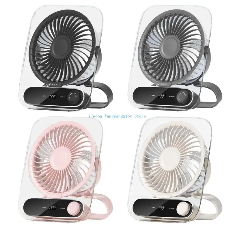 

MOLF Multifuntional Small Fan Efficient Cooling Fan Adjustable Speed Plastic Texture Suitable for Travel Office Outdoor Use