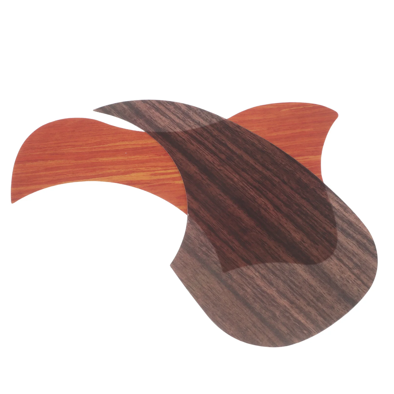 

2Pcs Wood Grain Guitar Pickguard Sticker Walnut Rosewood Texture Easy Apply Acoustic 39 40 41 Inch Protection Guitar Pickguard