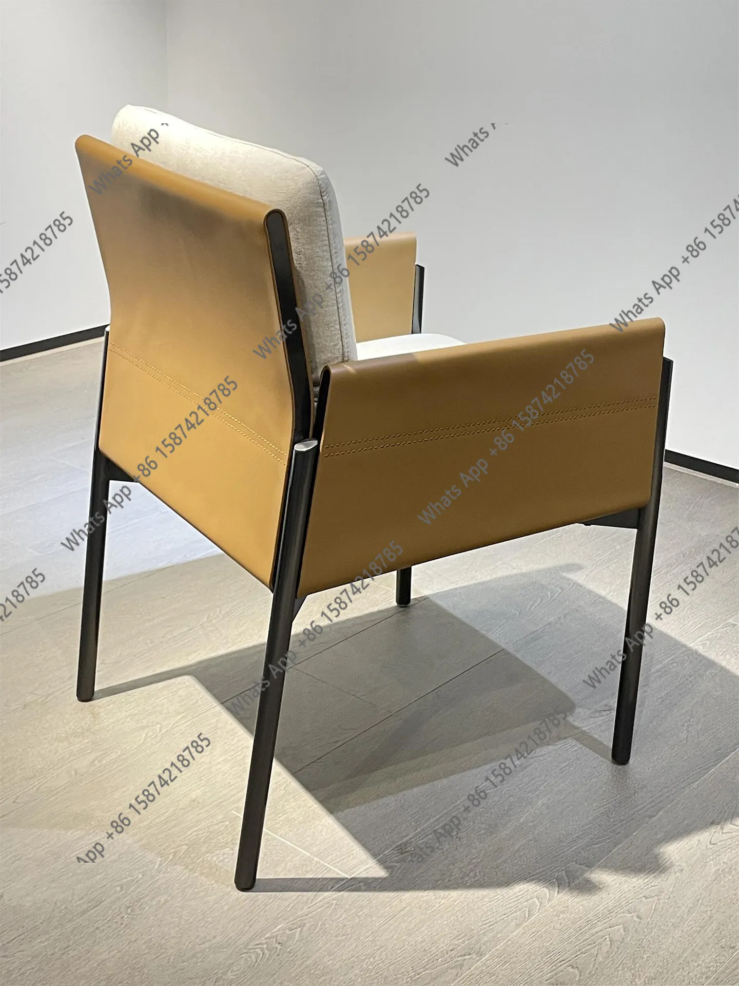 Original modern book chair Italian light luxury high-end desk matching chair tea table master chair