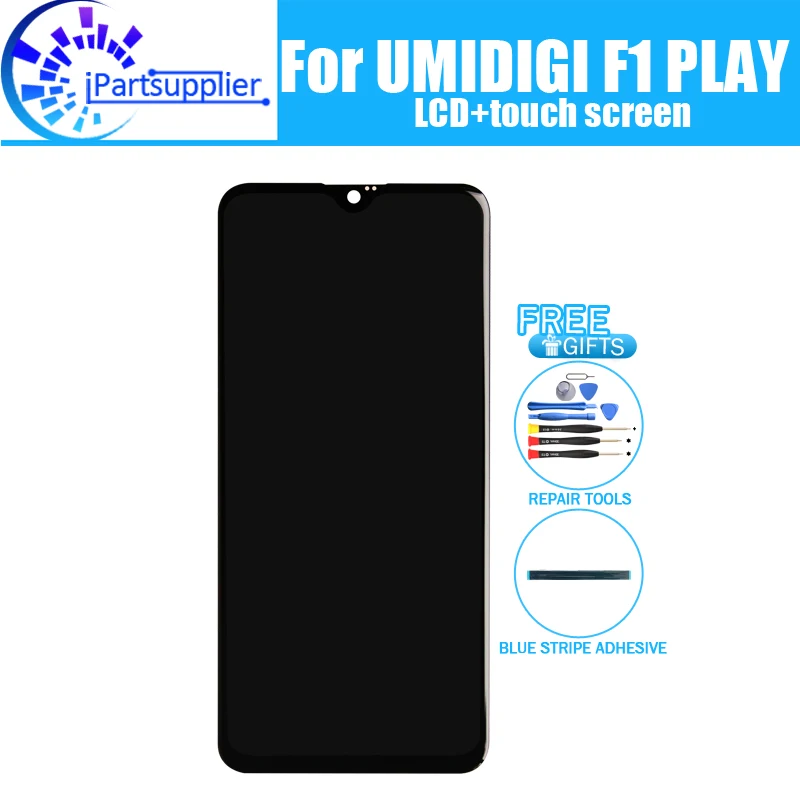 

6.3 inch UMIDIGI F1 PLAY LCD Display+Touch Screen 100% Original Tested LCD Digitizer Glass Panel Replacement For UMIDIGI F1 PLAY