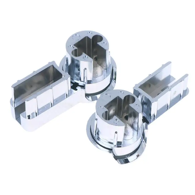 

New 2pcsBath Hinge Brackets For 6mm Glass Stability For Shower Screens Robust ABS Material With Chrome Designedset