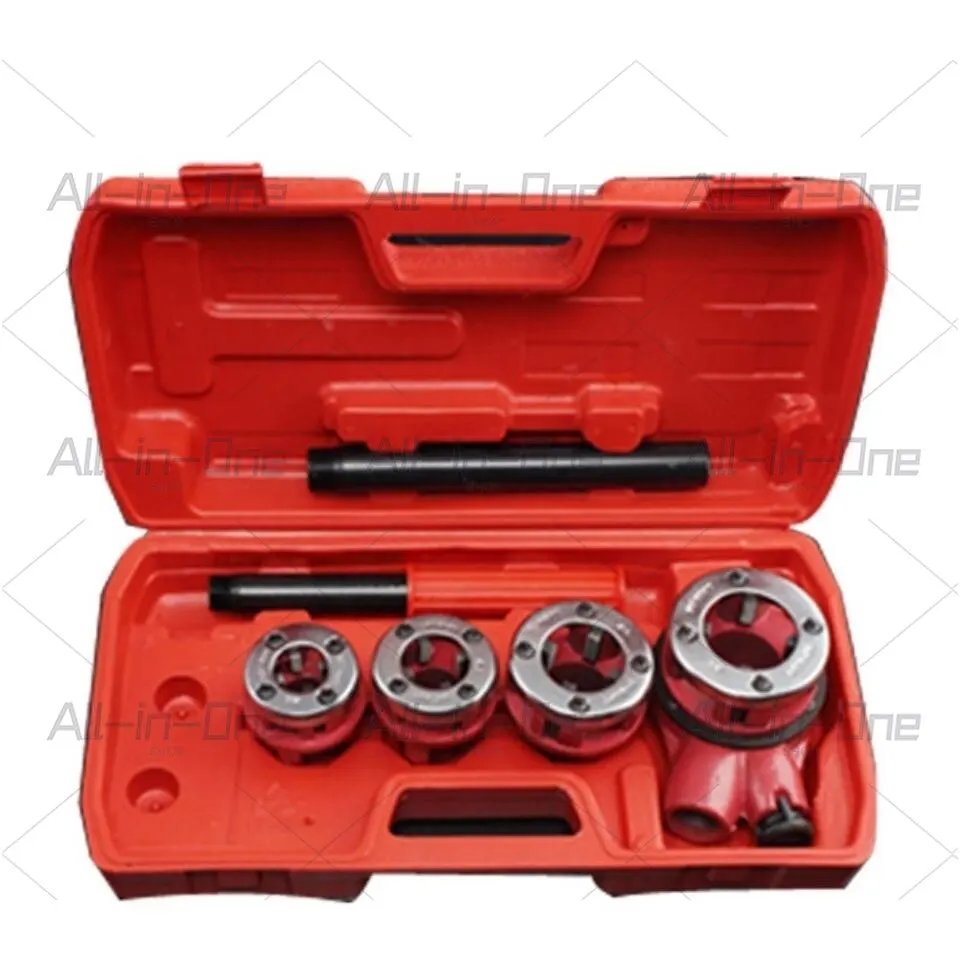 Manual Threading Machine Tube Twist Plate Galvanized Steel Plastic Tube Steel Wire Threading Tool 6-minute Set