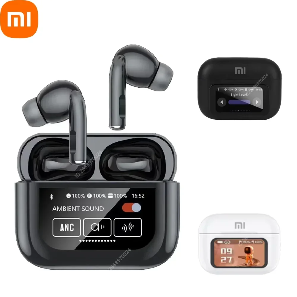 Xiaomi A9 Pro Earphone Wireless Bluetooth 5.4 Noise Cancelling Earbuds TWS Sports Touch Screen Control Gaming Headphones