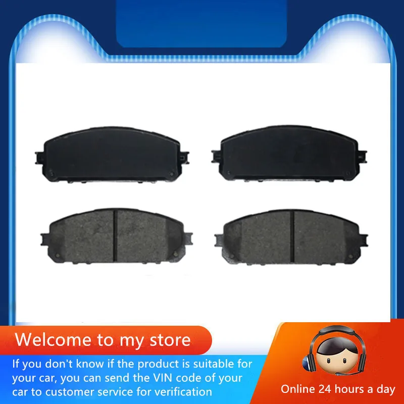 Front Brake Pad-51008 For Jeep Free Light (Kl 2013-) Grand Commander Phev / Auto Parts Brake Pad D1709