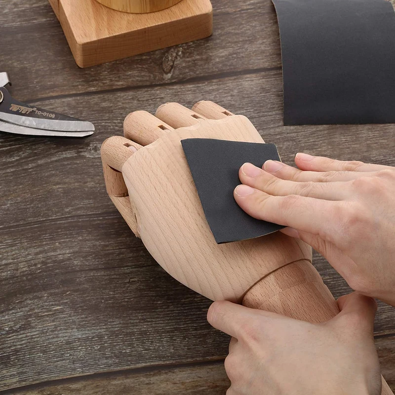 10/20/50 قطعة مجموعة ورق الصنفرة 60-5000 حصى ورق الرمل الرطب/الجاف الرملي ورقة جلخ أدوات النجارة سيارة معدنية البلاستيك تلميع