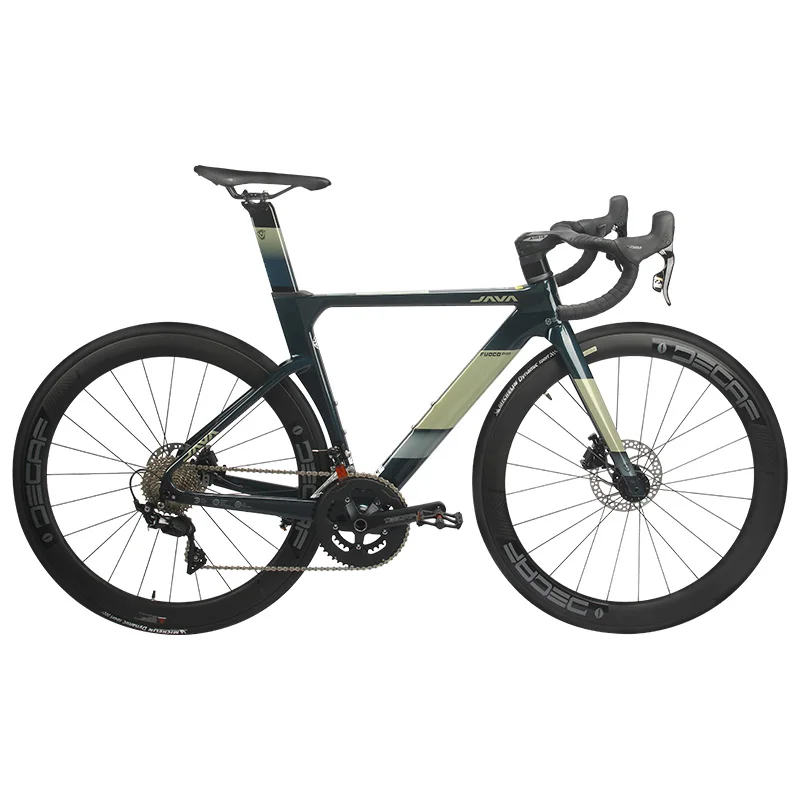 

YTYIN JAVA FUOCO TOP Road Bike 24 Speed Carbon Fiber Road Bicycle LTWOO ER9 Hydraulic Disc Brake Electronic Shift UCI Certificat