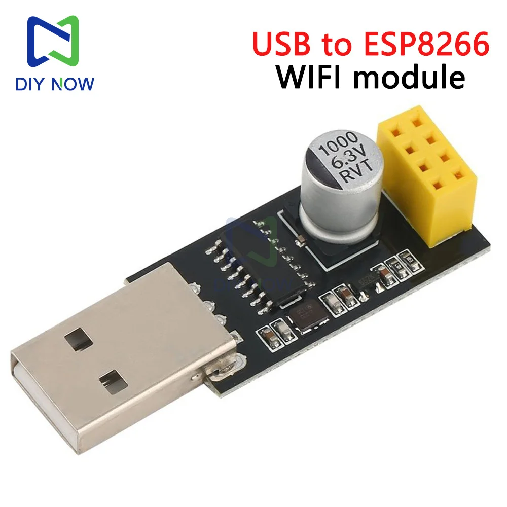 USB to ESP8266 WIFI adapter board module ESP-01 ESP-01S adapter board debug downloader CH340G wireless module