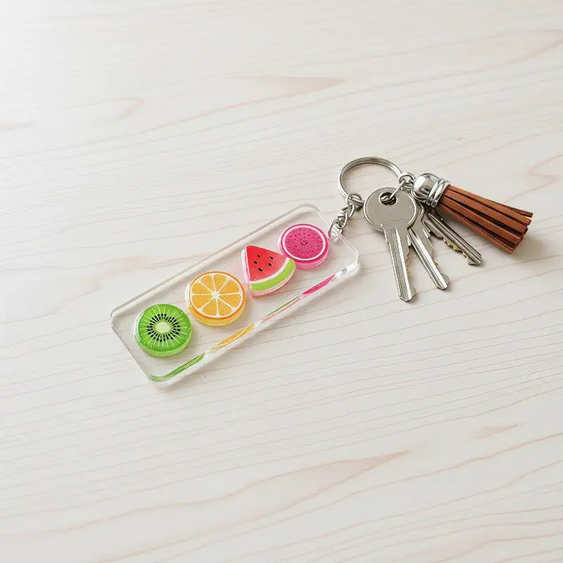 10PCS Cute Kawaii Mini Watermelon Flat Back Cabochons Fruit Resin Slices for DIY Scrapbook Bag Decorations