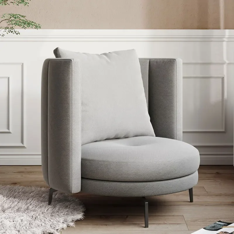

#Luxury Wood Velvet Accent Fabric Arm Sofa Chair Living Room Lounge Fabric Armrest Singe Sofa Chair Modern Design