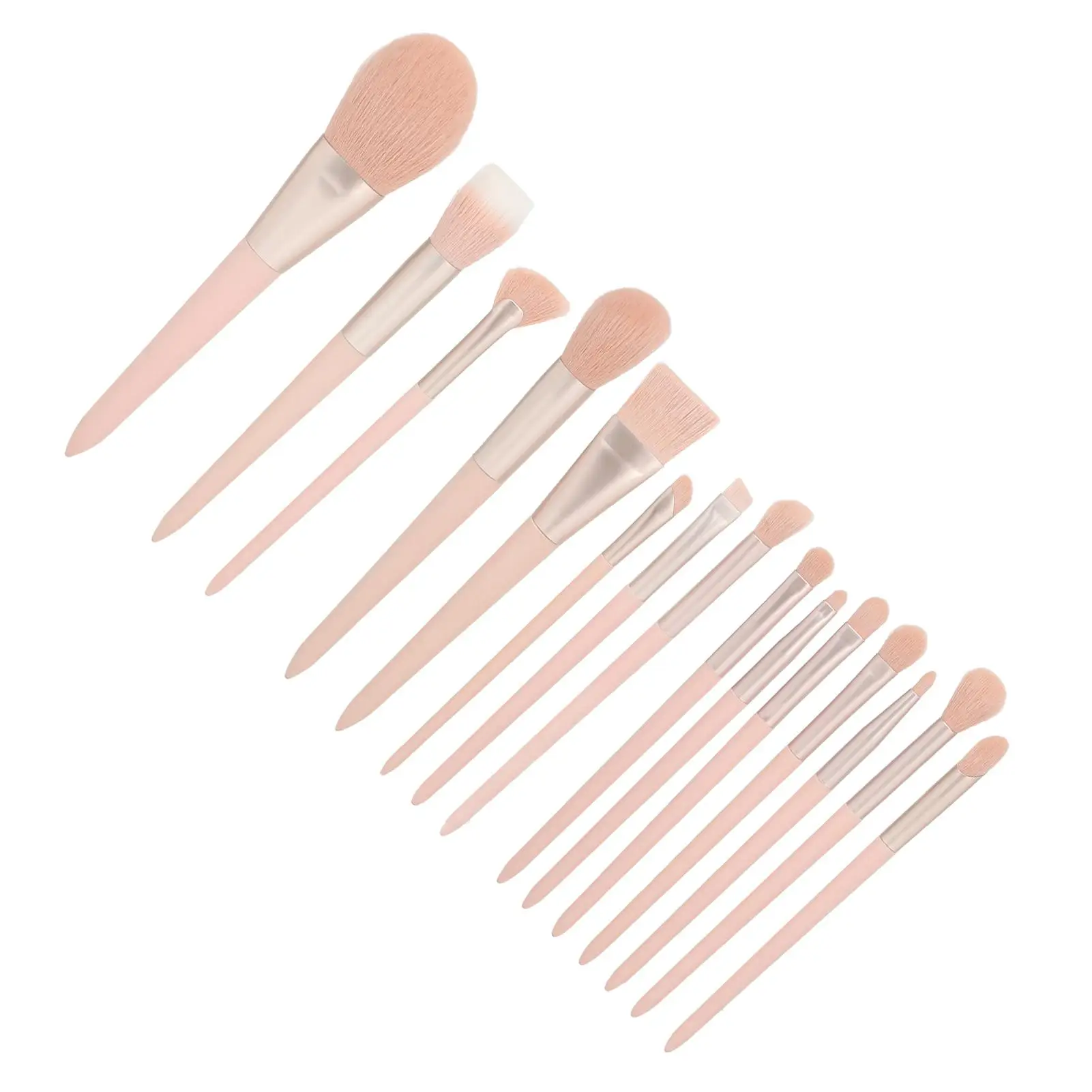 Professional Makeup Brush Set, punho de madeira durável, rápido seco cerdas sintéticas, ideal para a sombra e corretivos