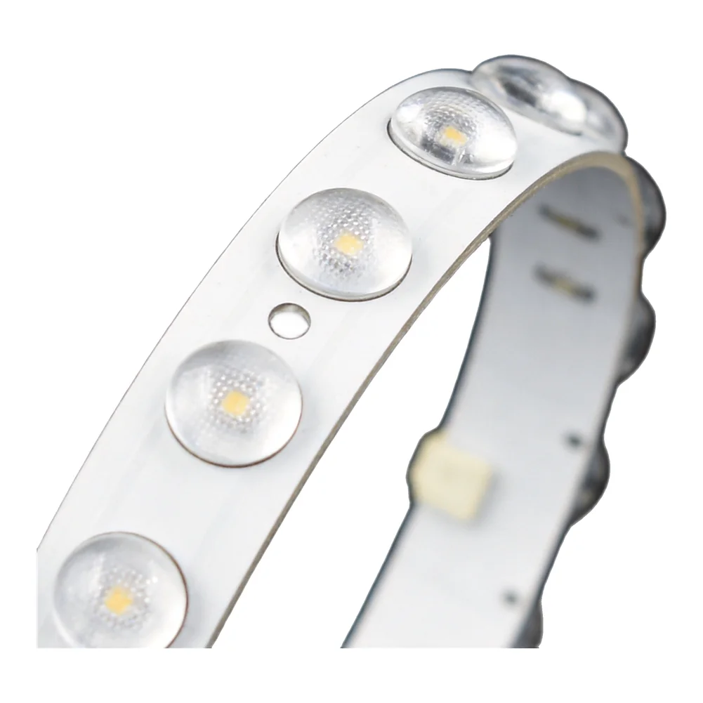 Curved LED Strip 38cm Curved Fan Light LED Strip Three-Color Changing Magnetic Mount 36W For 38cm Diameter Fan Lights Accessory