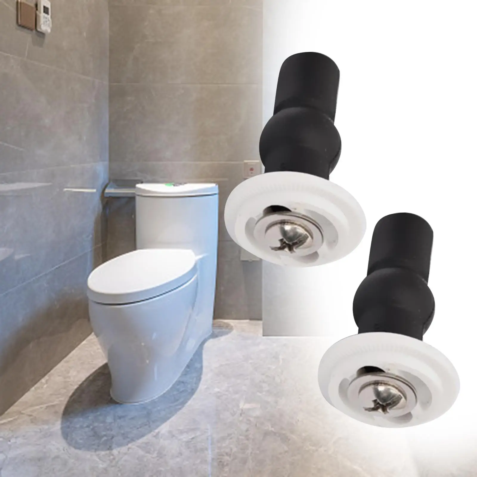 2x Toilet Seat Hinge Fittings High Performance Easy Install Spare Parts