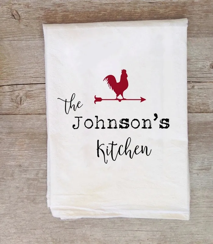 Custom Towels,Kitchen Towel,FarmhouseTowel,Country Towel,Rustice Towel ,Flour Sack Towels,Monogrammed Towel,Farm Towel,Modern