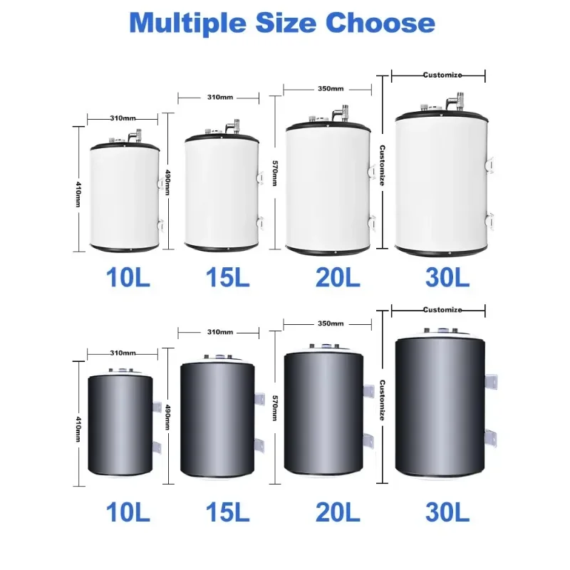 Boiler 20 liters price high quality  storage 10l calentador de agua electrico 220 camping water tank rv 12v water heater