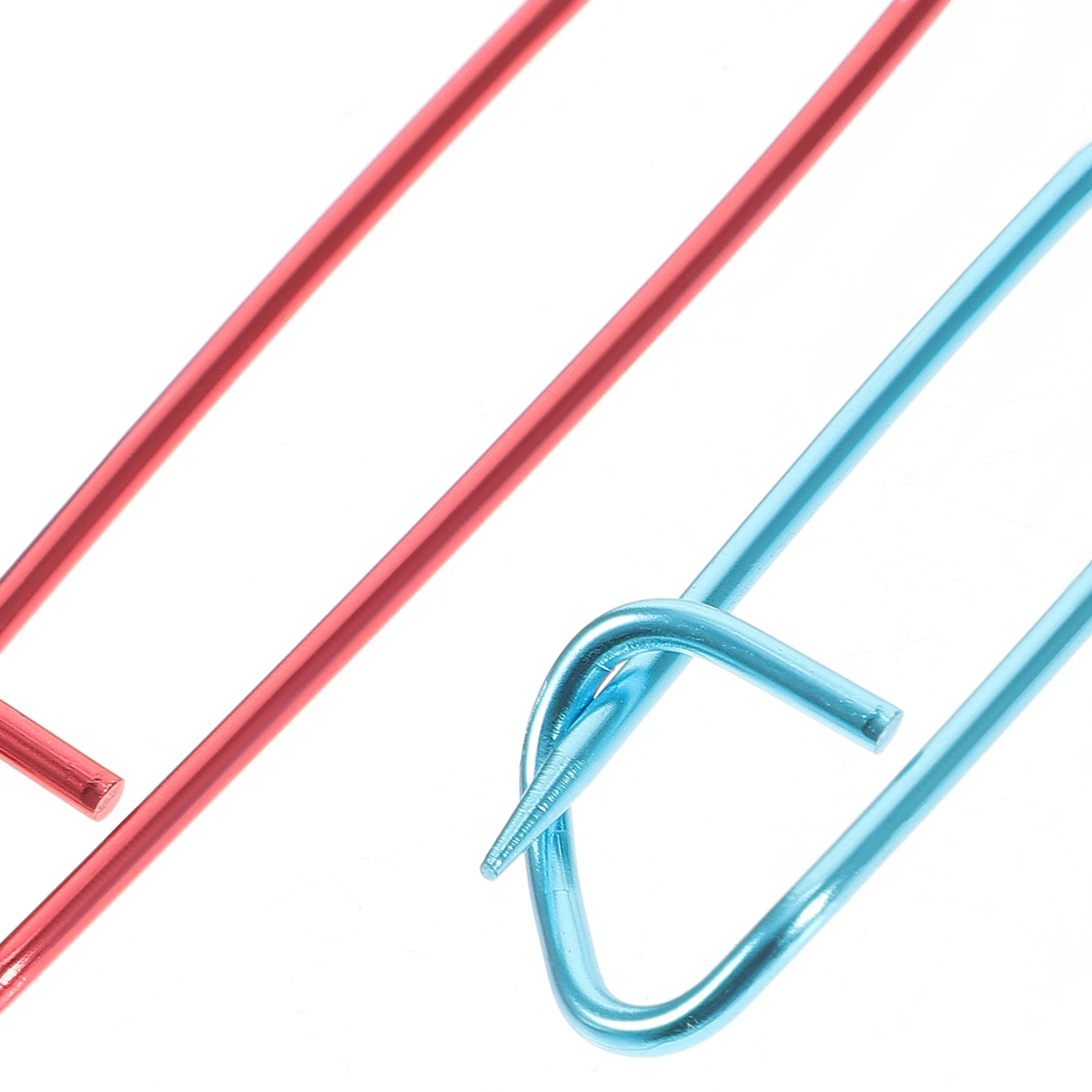 

50pcs Anti-Unravel Stitch Holders Bending U-Shape Needles For Knitting Crochet Sewing Weaving Diy Craft Cable Marker Buckles