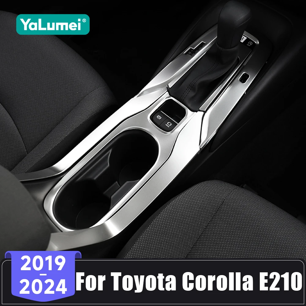 Für Toyota Corolla E210 Hybrid 2019 2020 2021 2022 2023 2024 Auto Zentrale Konsole Wasser Tasse Halter Trim Abdeckung streifen Aufkleber