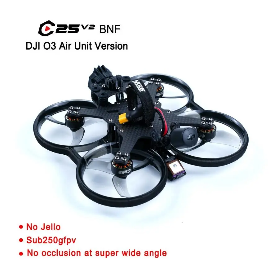 Axisflying Cineon C25 V2 2inch Cinewhoop FPV Drone Cinematic Drone with GPS DJI O3 BNF - 4S