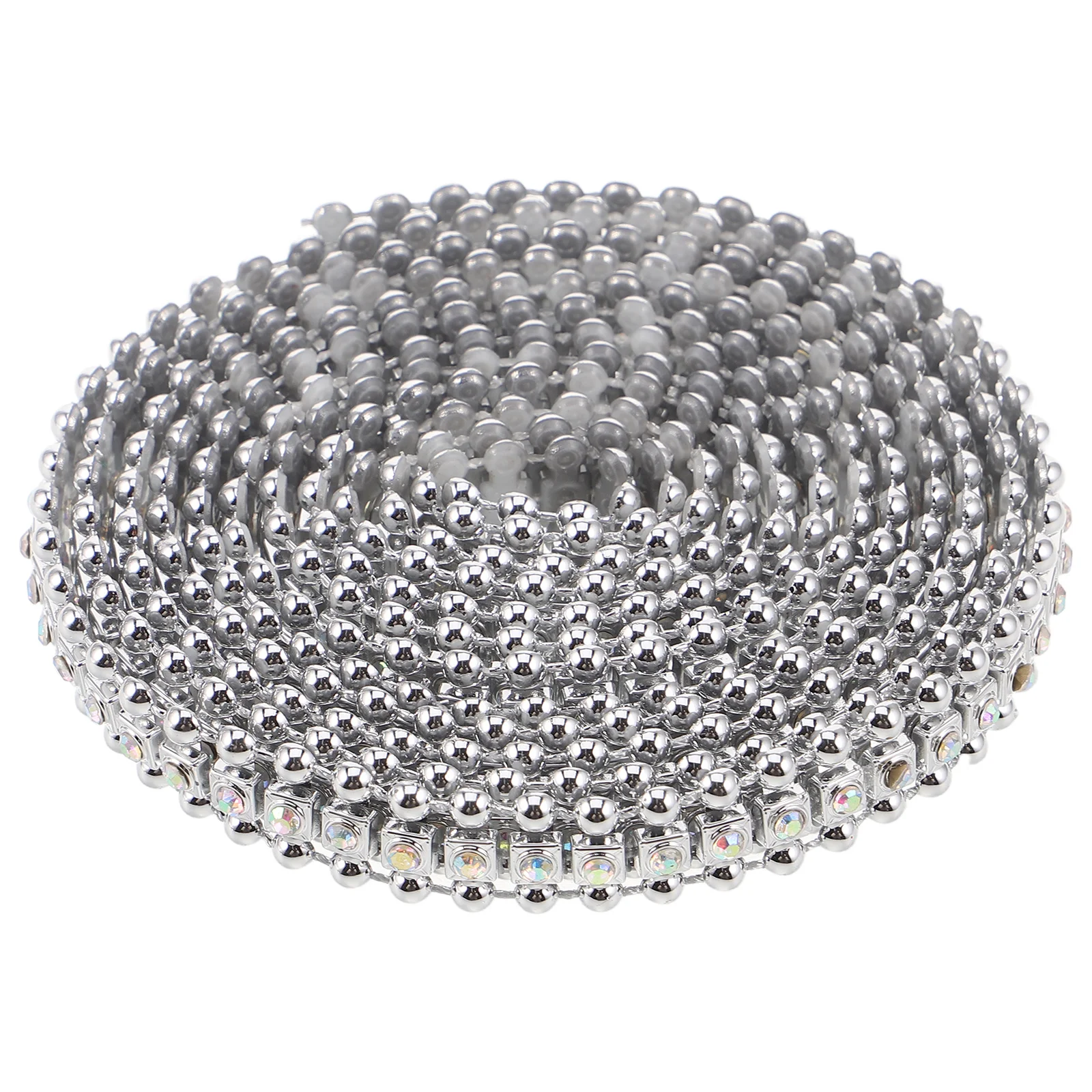 

Rhinestone Staircase Chain Trim 13Cm Wide Sparkling Decorative Ribbon Roll DIY Rhinestone Belt Waistband Fashion Garment