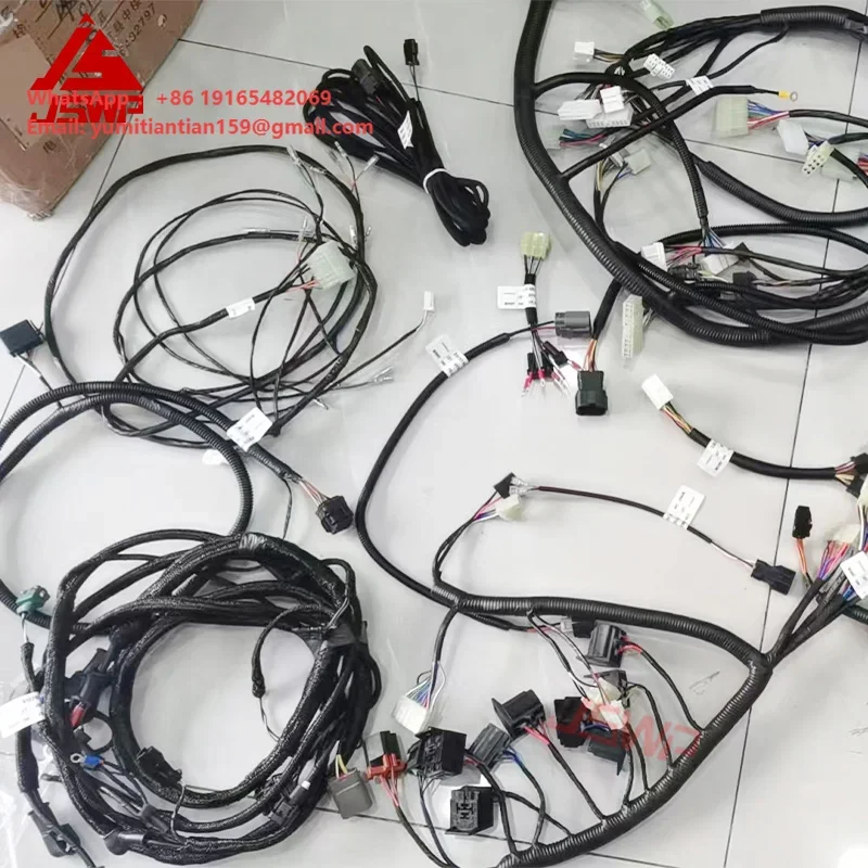 DX300 Complete Wiring Harness 310207-01137B K1026359A 310207-01640B 310207-02262A 530-00434B 310207-00783 for Doosan Excavator