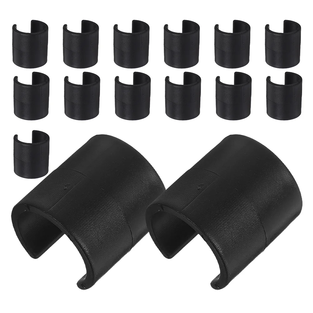 15 pçs clipes de pólo de agilidade de futebol braçadeiras de bandeira de jardim durável fácil uso funcionalidade versátil fixação confiável interior ao ar livre