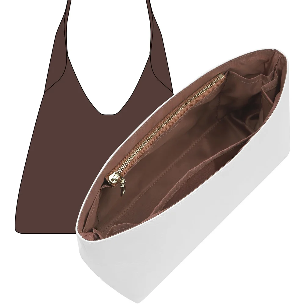 

Вставка-органайзер для кошелька для тренера Brooklyn 28, водонепроницаемая сумка-органайзер Tyvek для сумки на плечо Coach Brooklyn/разделитель для папы, формирователь