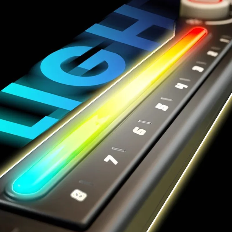 جيتار إلكتروني متعدد الوظائف بدون أوتار قابل للطي مع خلاط DJ مقلد بلوتوث ذكي باس أضواء الجري الرائعة هدية للأطفال #3