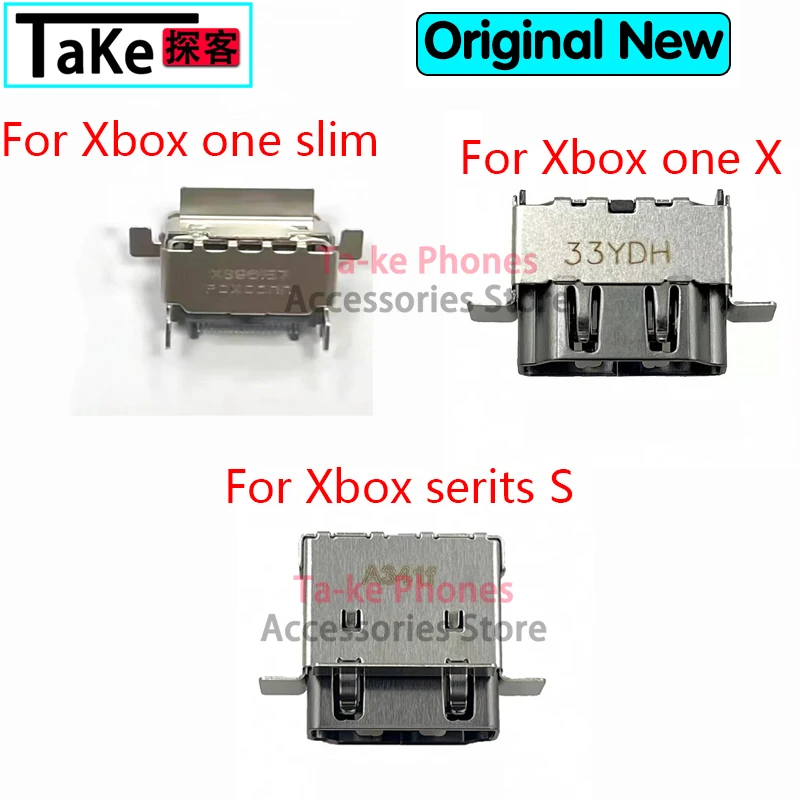 10-100Pcs/Lot For XBOX ONE S HDMI Ports Socket Interface Controller Connector HD Port Replacement Motherboard Repair Part