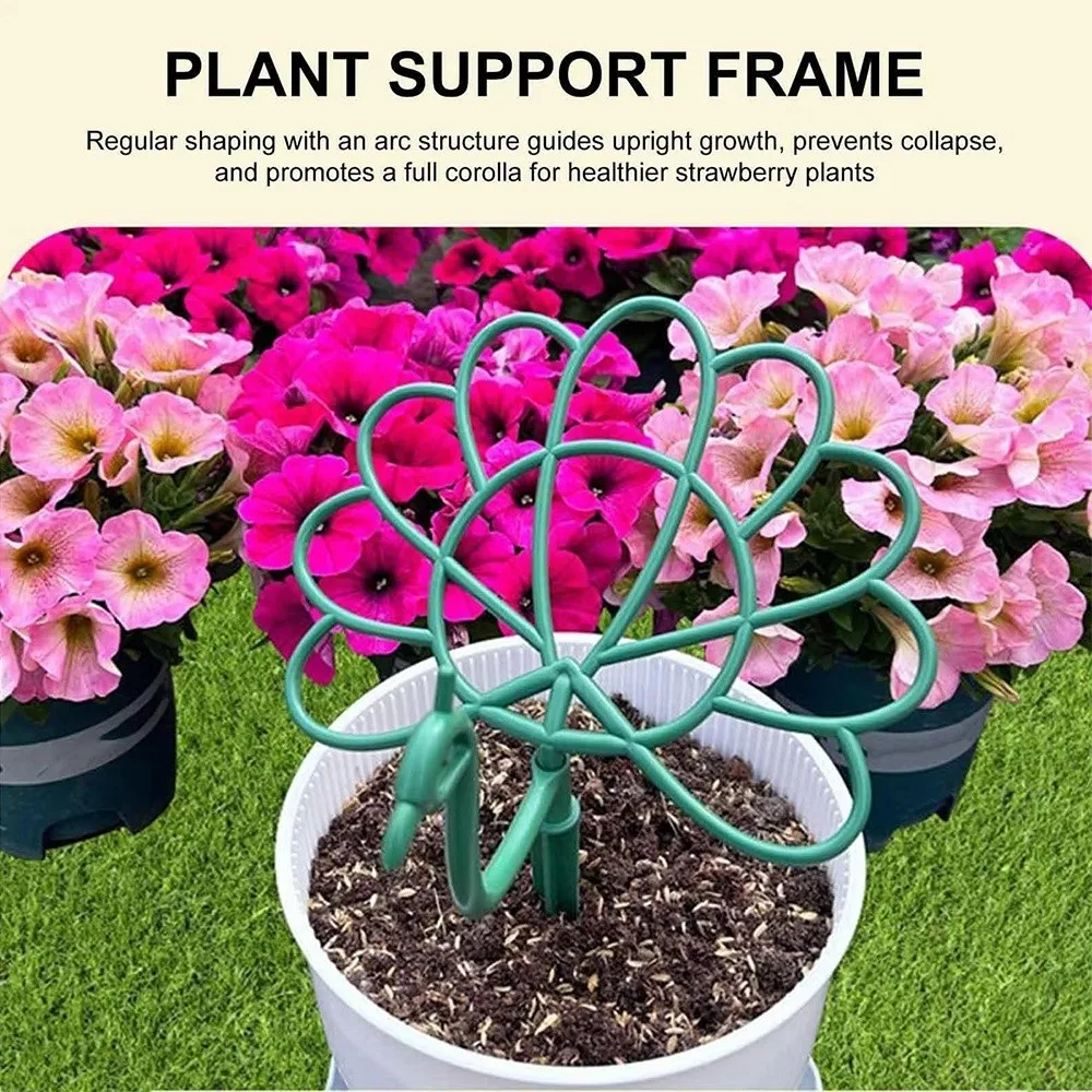 New Outdoor Peacock Shape Trellis Pot Holder Stick Frame Garden Plant Stake Flower Climb Frame Courtyard Flowers
