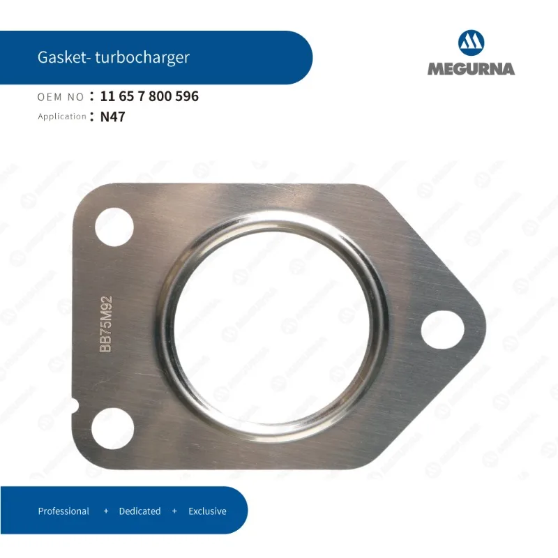 

N47 Engine Turbocharger Seal Gasket 11657800596 for BMW 116d 118d 120d 218d 316d 318d 320d 418d 520d X1 X3 MINI R55 R56 R57 R58