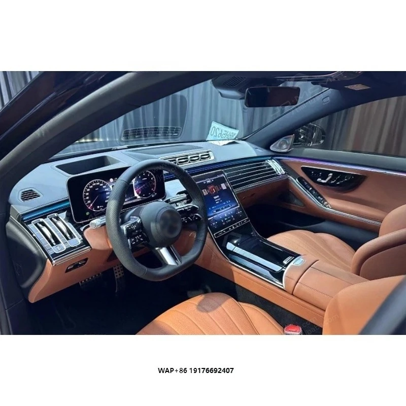 New Design W221 Upgrade to W223 Interior Kit Modification Interior Modification of Center Console Seats