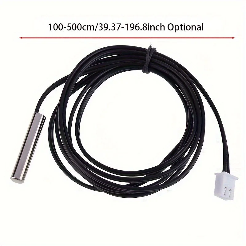 NTC Temperature Sensor Probe - High Precision 1%, Quick-Connect Wiring (Available in 1m/2m/3m/5m Cable Lengths)