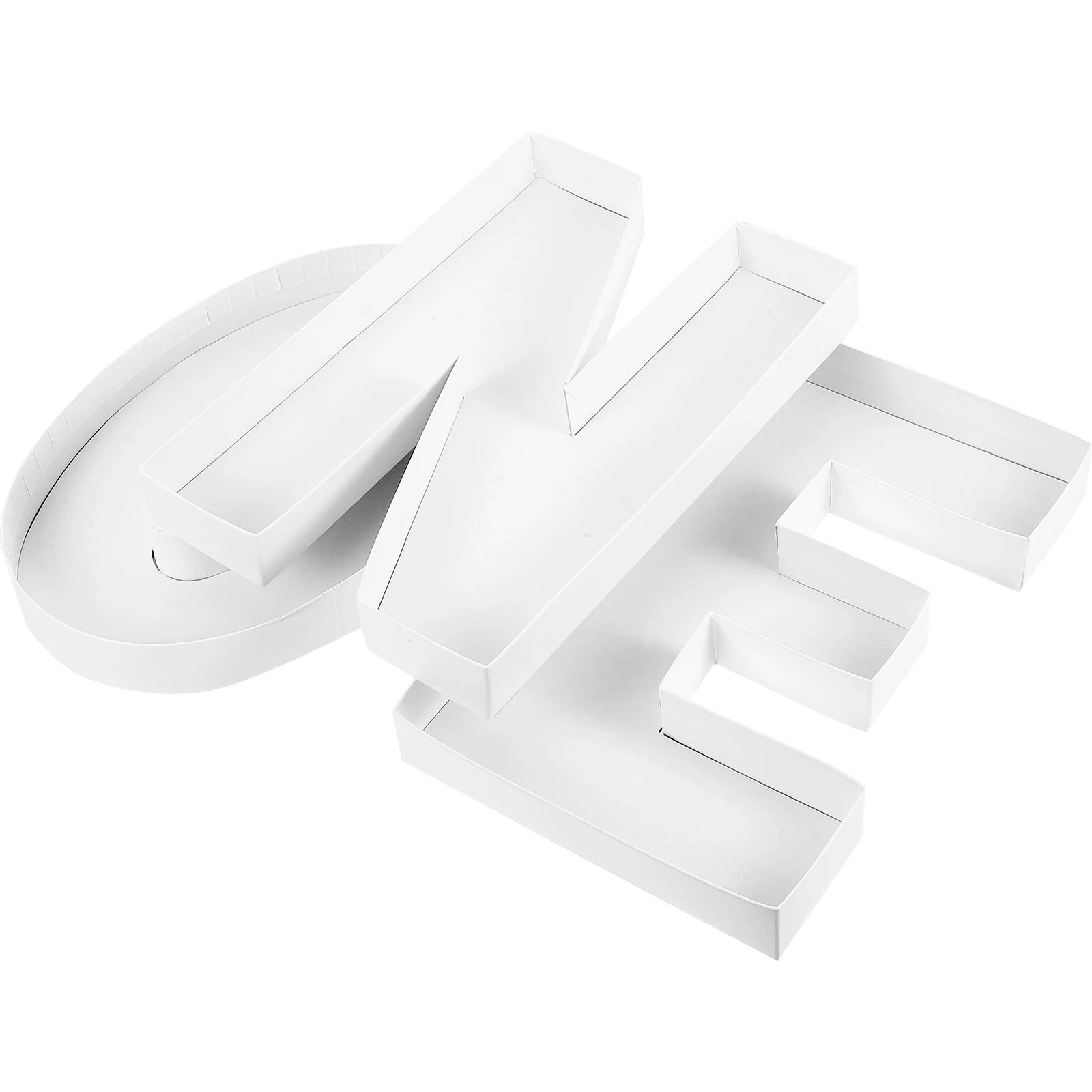 

Alphabet Candy Box Letter Snack Container Fillable Charcuterie Tray Food Storage Halloween Birthday Travel