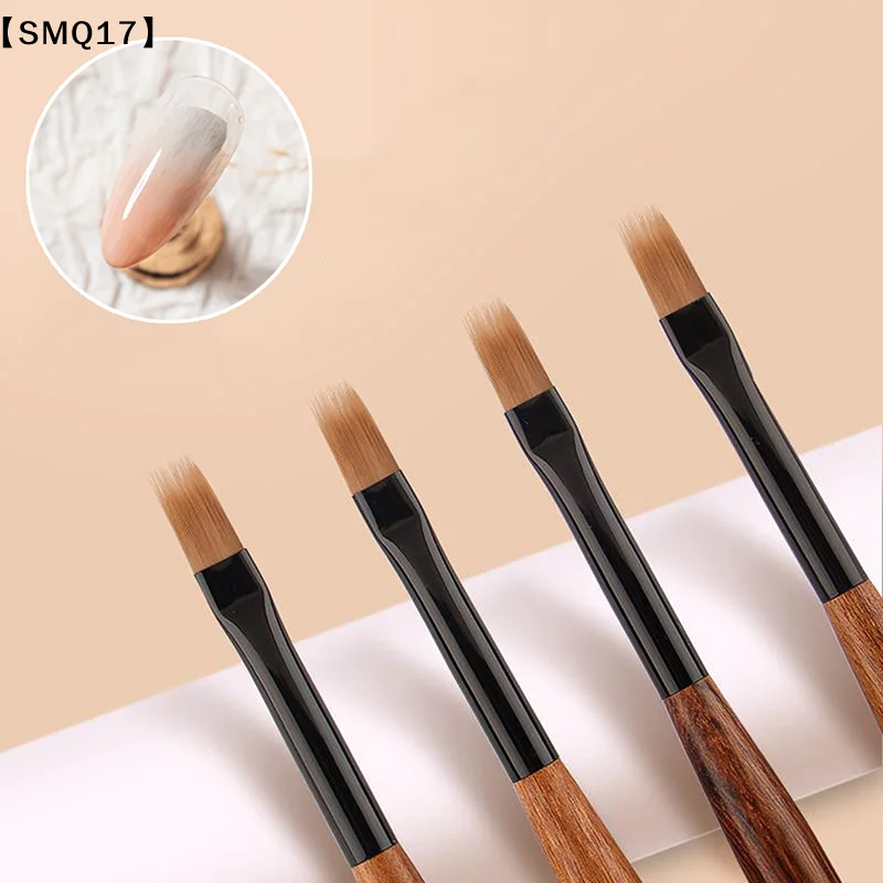 UV Gel Nail Brush Mixed Gradient Pen DIY Painting Pen Manicure Wooden Drawing Brush For Nail Art Design Nails Tip Display【SMQ】