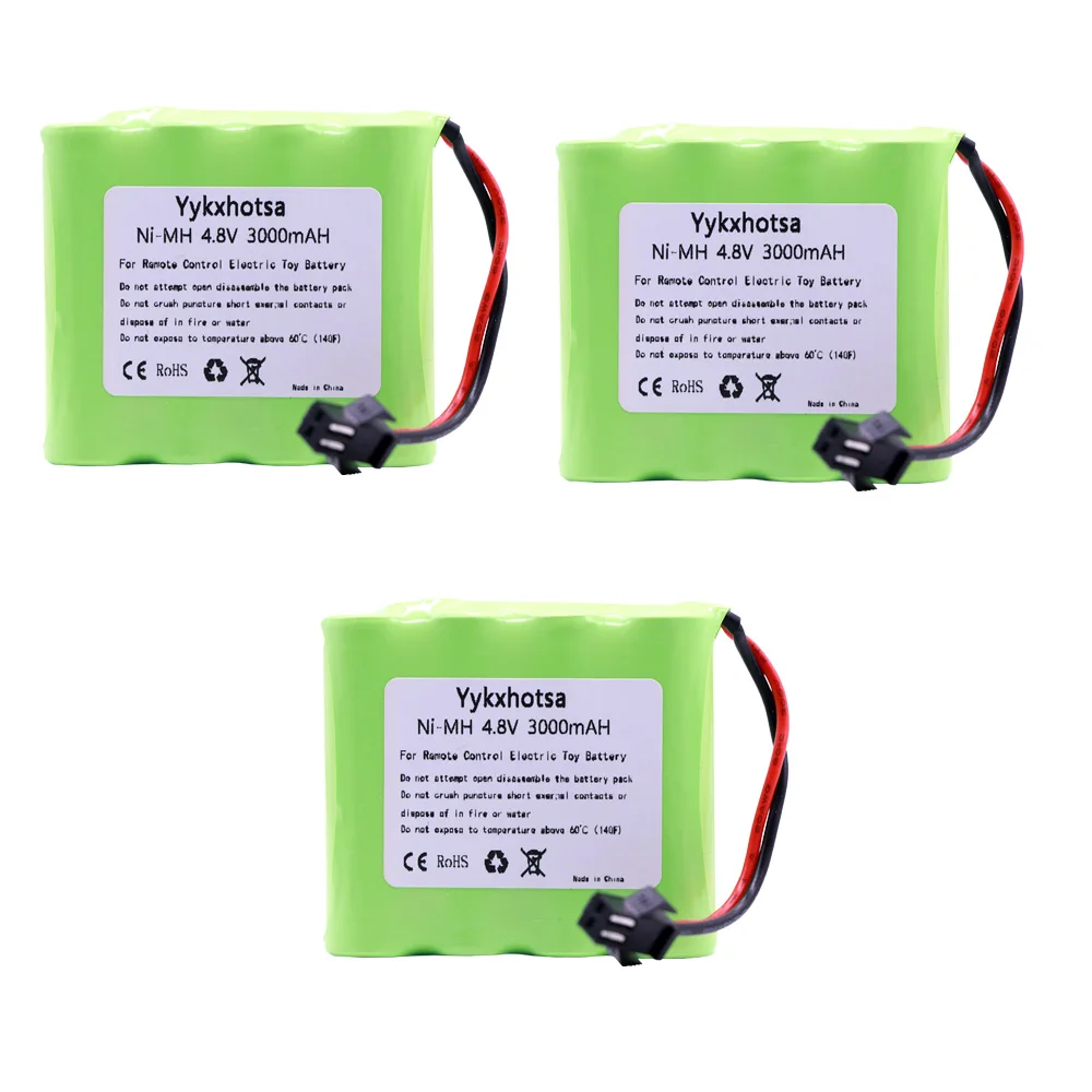 4.8V 3000mah NiMH Battery M model For Rc toys Cars Tanks Robots Boats Guns 4.8v Battery Ni-MH 4*AA Battery Pack 1/2/3/4/5 PCS