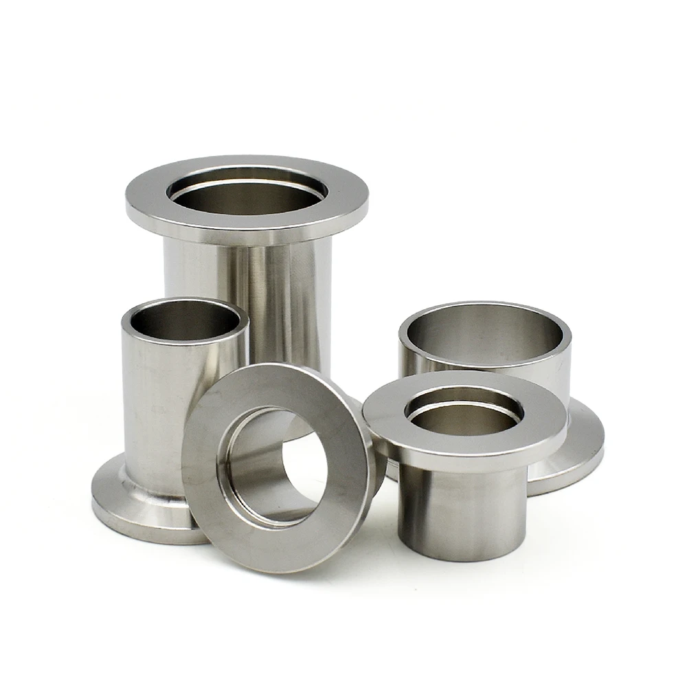 SS304 Chemical-Resistant KF Weld Ferrule - KF10/16/25/40/50 (20-50mm), High-Seal Vacuum Fitting for Lab Semicon Industrial