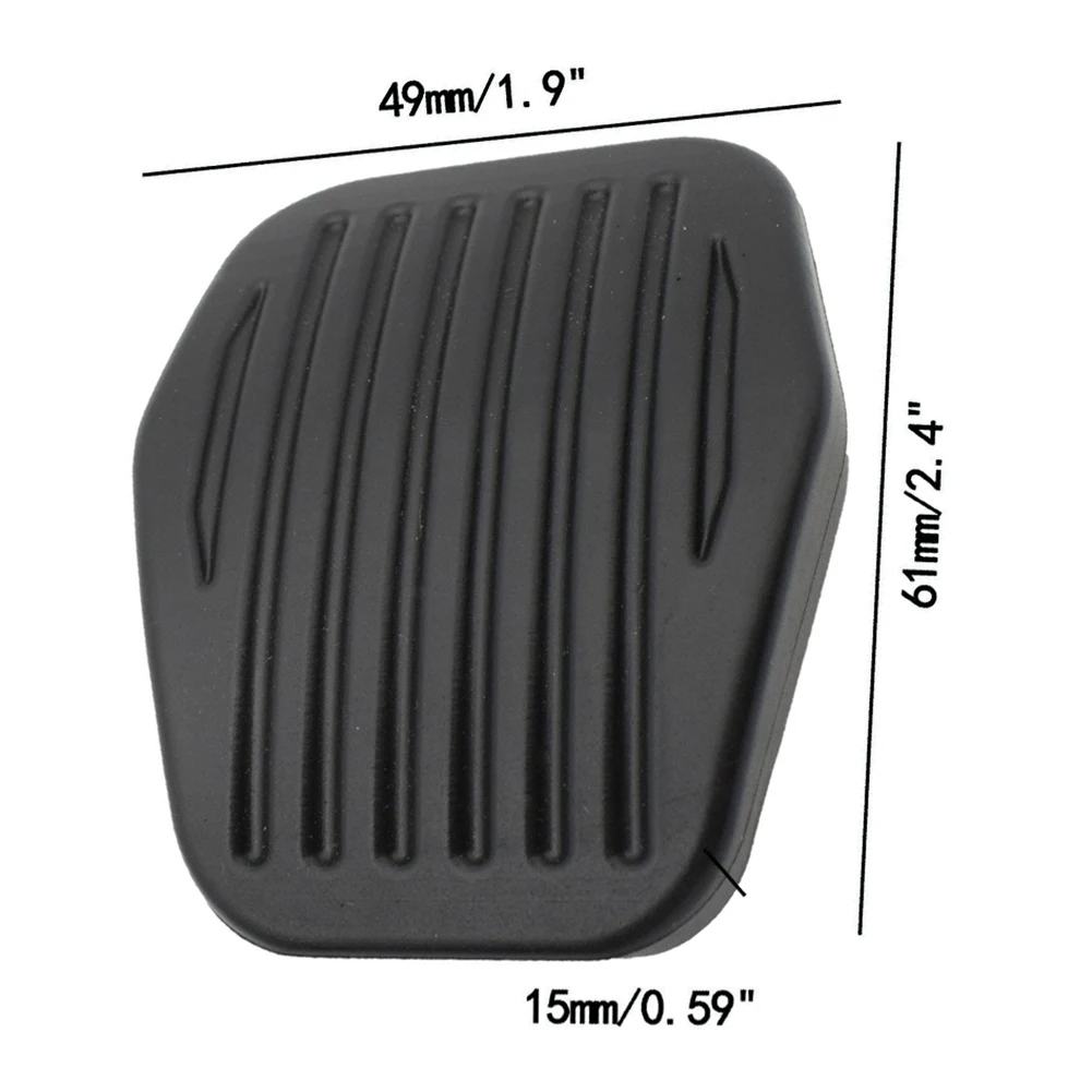 2X Replacement Pedal Pads for Brake and Clutch for Ford For Focus III C Max C Max II and For Kuga MK2 Vehicles