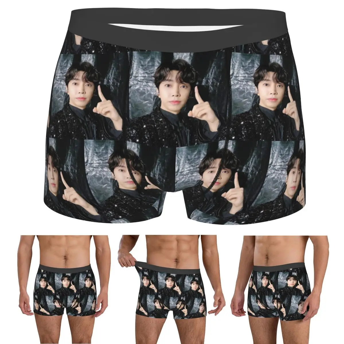 Boxer Underpants Shorts Lim Young Woong Panties Men Breathable Underwear for Homme Man Boyfriend Gifts