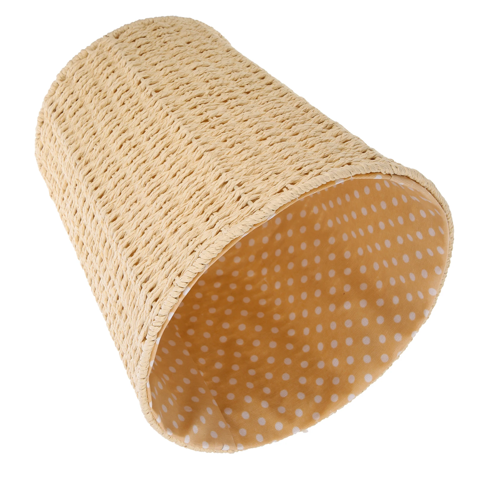 Multifunctional storage basket woven laundry hamper household organizer beige handmade