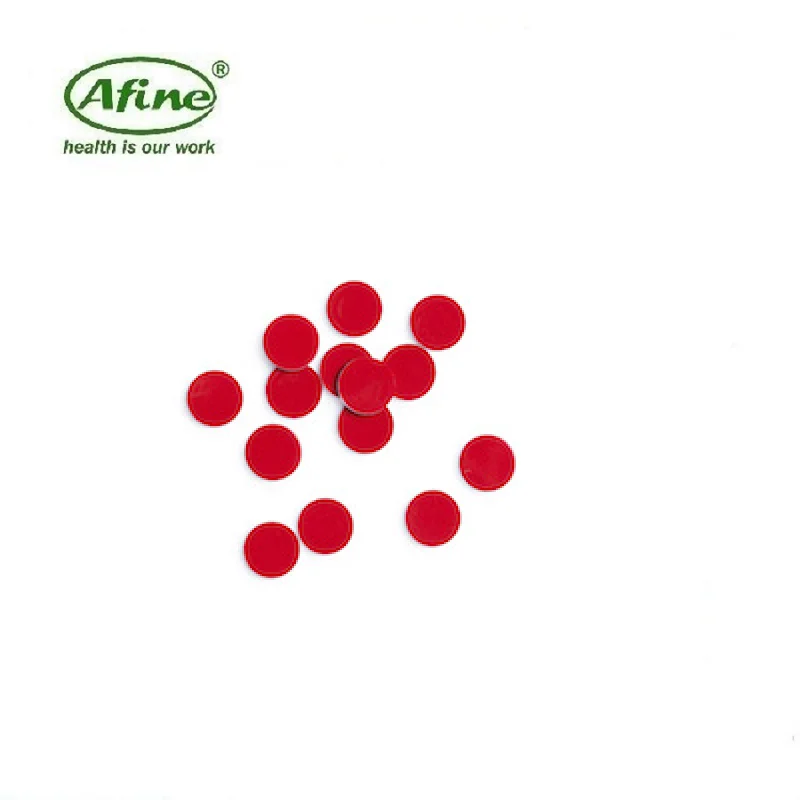 AFINE Agilent 5183-4436 Red PTFE/White Silicone/Red PTFE Septa, 8 mm (8-425 Cap), for 8-425 Vials, 100/pk