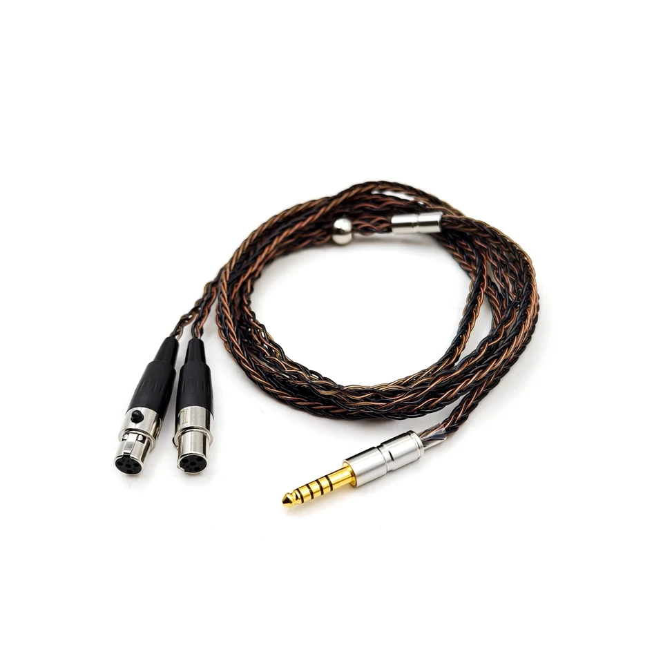 Sennheiser hd 490 pro用バランスオーディオケーブル、8コア
