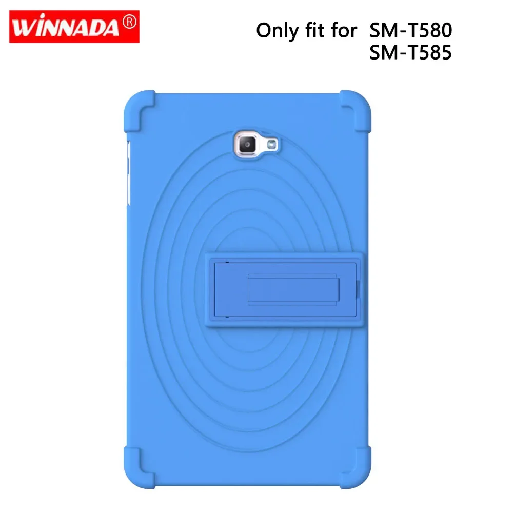 For Samsung Galaxy Tab A 10.1 2016 case SM-T580 T585 T580N T585N Tab A6 10.1 inch No S pen Tablet Cover soft silicone coque