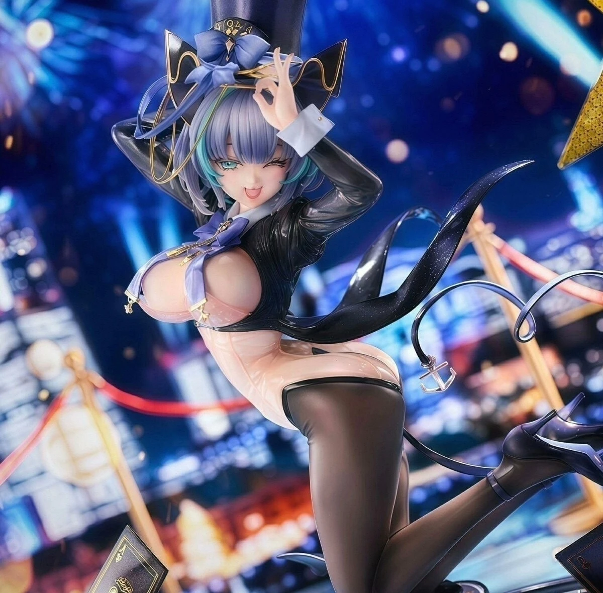 

24-миллиметровая фигурка GK «Синее море» Чешер: Прекрасная ночная мечта, эксклюзивная лимитированная серия, аниме-девушка