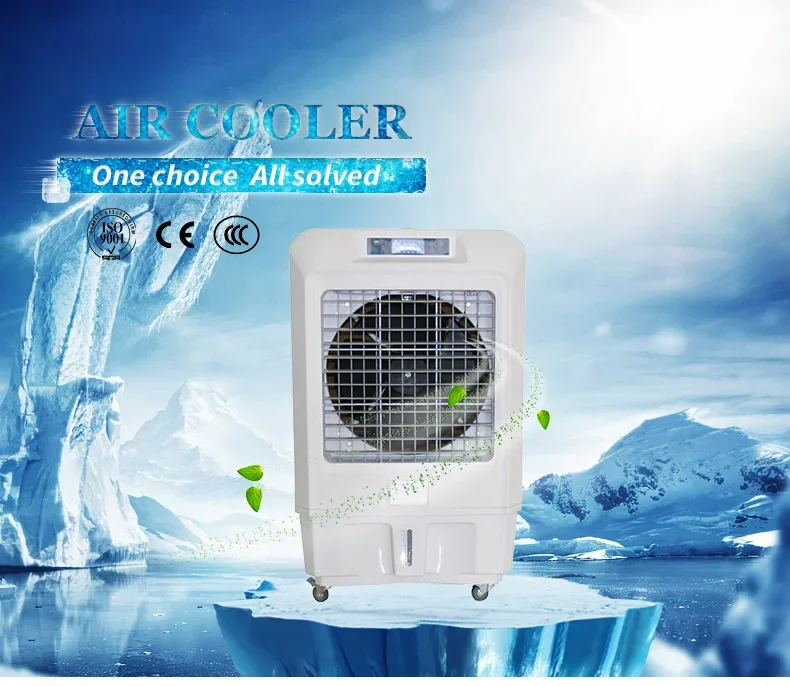 DC/AC With BATTERY,RECHARGE,80w Air condition system and cold room industrial air cooler in fans