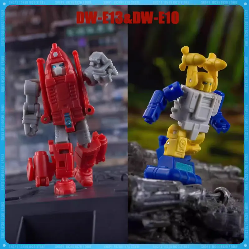 

in stock Transformation R.Wu Dw-E10&Dw-E13 Primary Colour Huge Wave Glider Set Small Scale Action Figure Model Collection Toys
