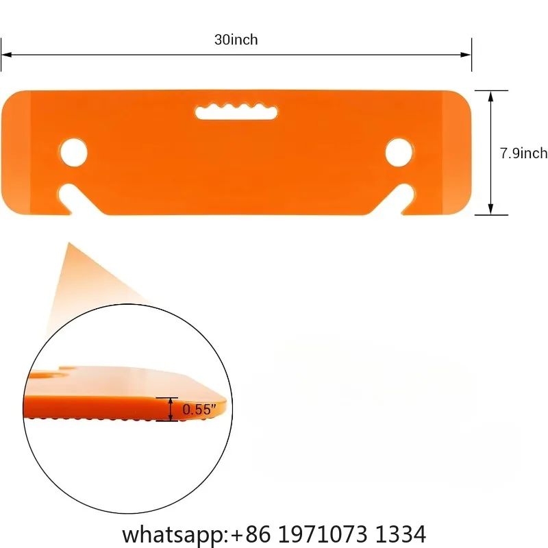 Slide Transfer Board with Two Hand Cutouts, Seniors Transfer from Wheelchair to Bed, Toilet, Tub, Car, Slide Assist Device