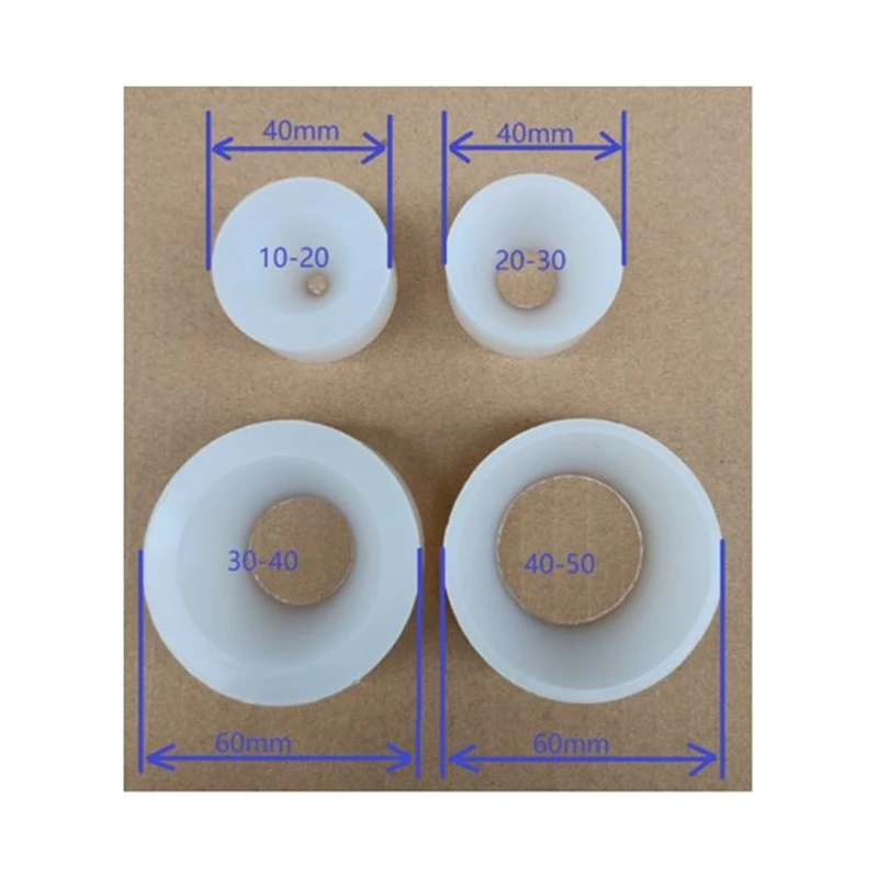 

5pcs Rubber Insert For Electric Capping Machine Silicon Head For Capper For 10-20mm/20-30mm/30-40mm/40-50mm Cap