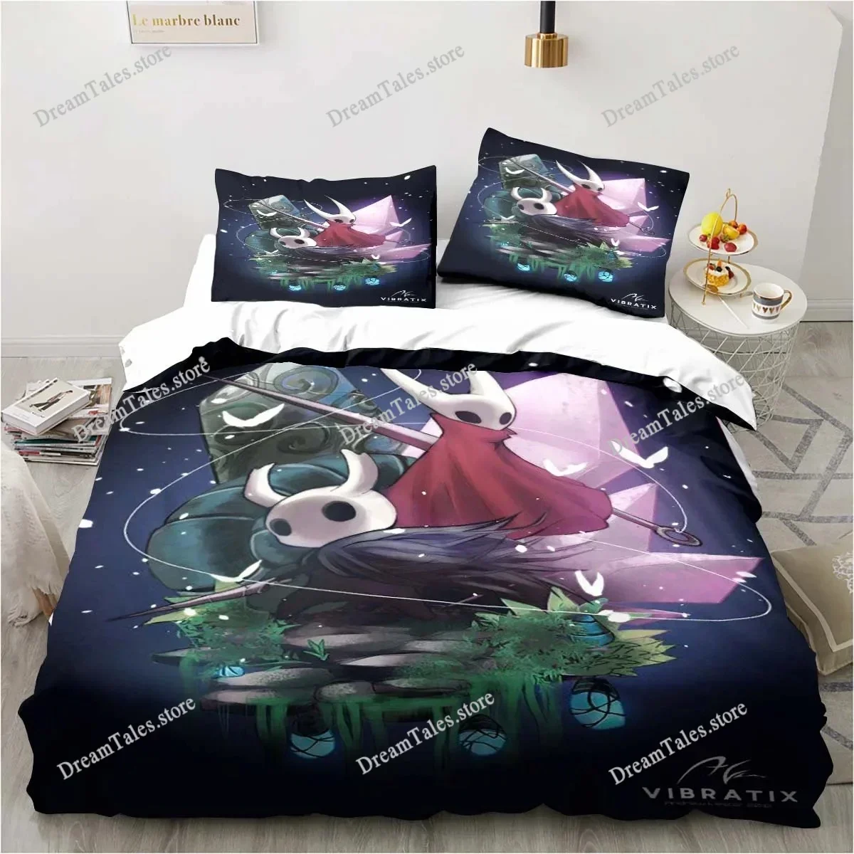 

Cartoon Bedding Set Genshin Impact Game 3d Duvet Cover Set Comforter Bed Linen For Boy Decor Bedclothes Home Textileextile029963